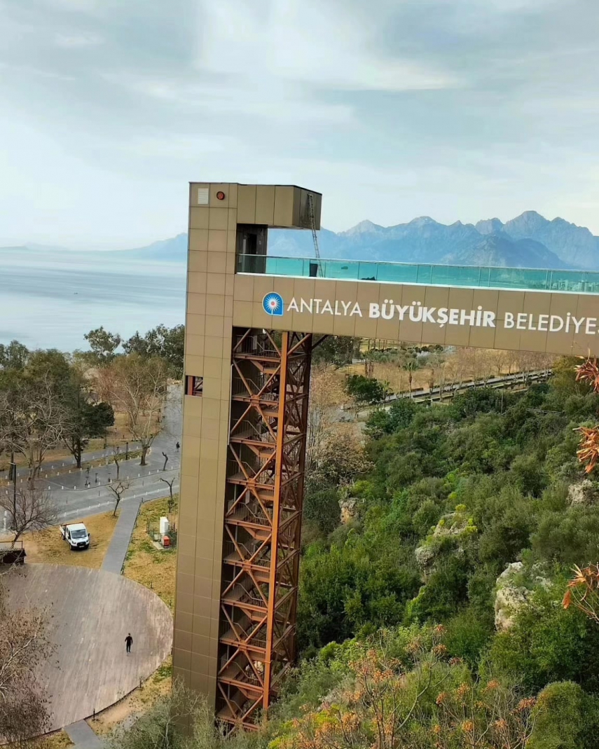 Antalya büyükşehir belediyesi panoramik asansör su yalıtımı